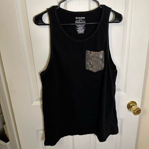 Men’s black Volcom tank top